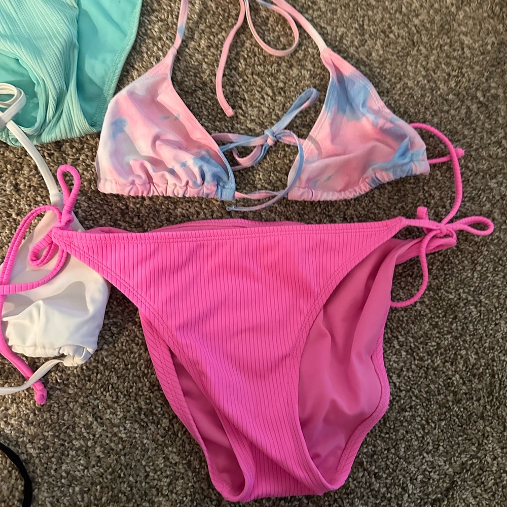 Hot Pink / cotton candy swimsuit